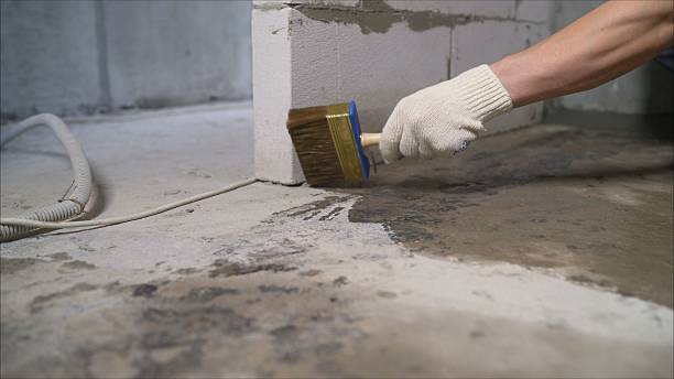 Crawl space vapor barrier installation in Trufant, MI